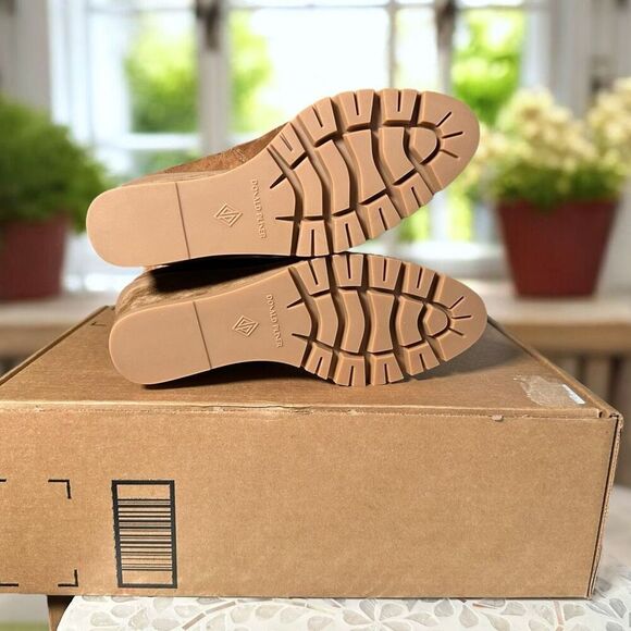 Donald Pliner $288 Sindie Suede Knit Cuff Wedge Boots Size 9 NEW - Picture 11 of 11